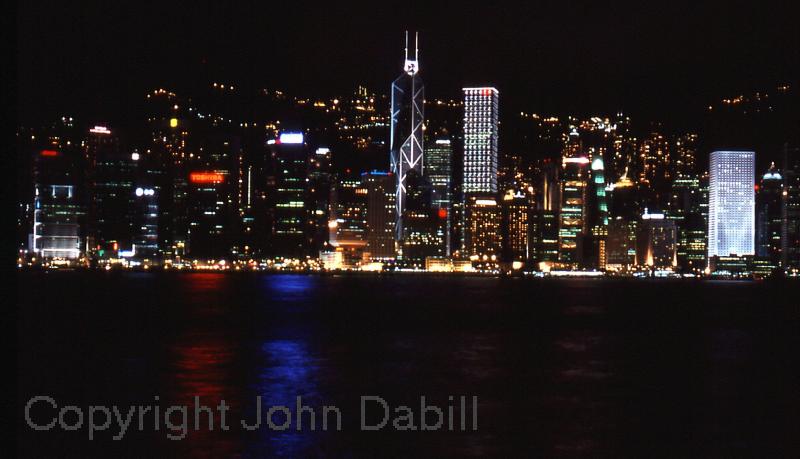 Hong Kong Harbour by night